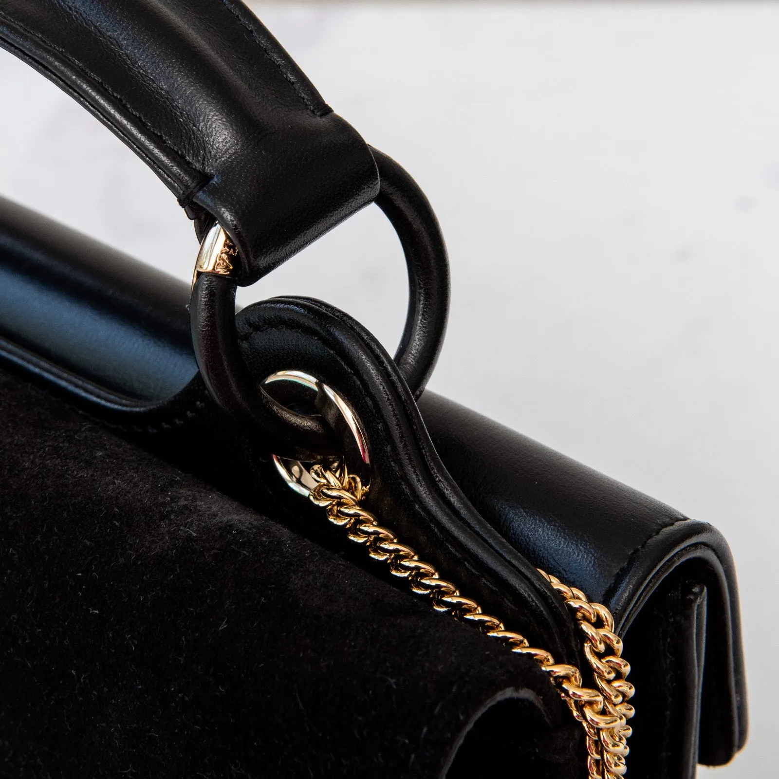 Aquazzura Downtown 24/7 Leather Chain  Bag