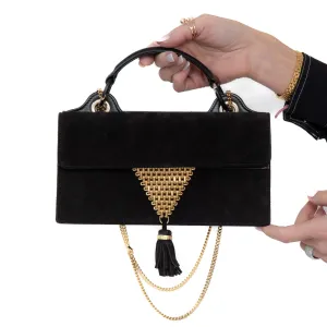 Aquazzura Downtown 24/7 Leather Chain  Bag