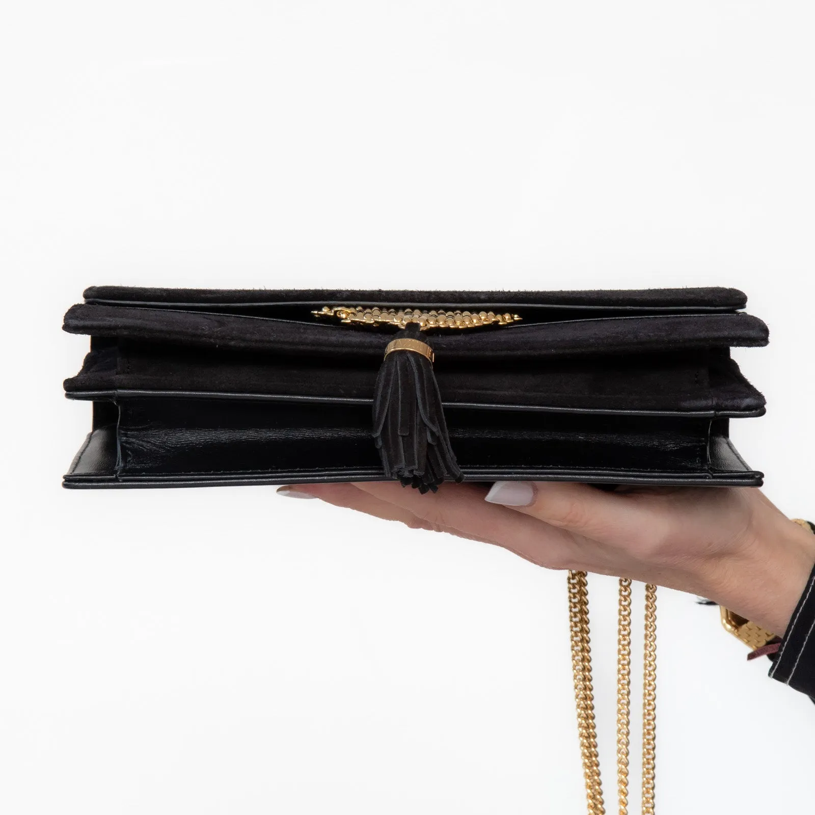 Aquazzura Downtown 24/7 Leather Chain  Bag