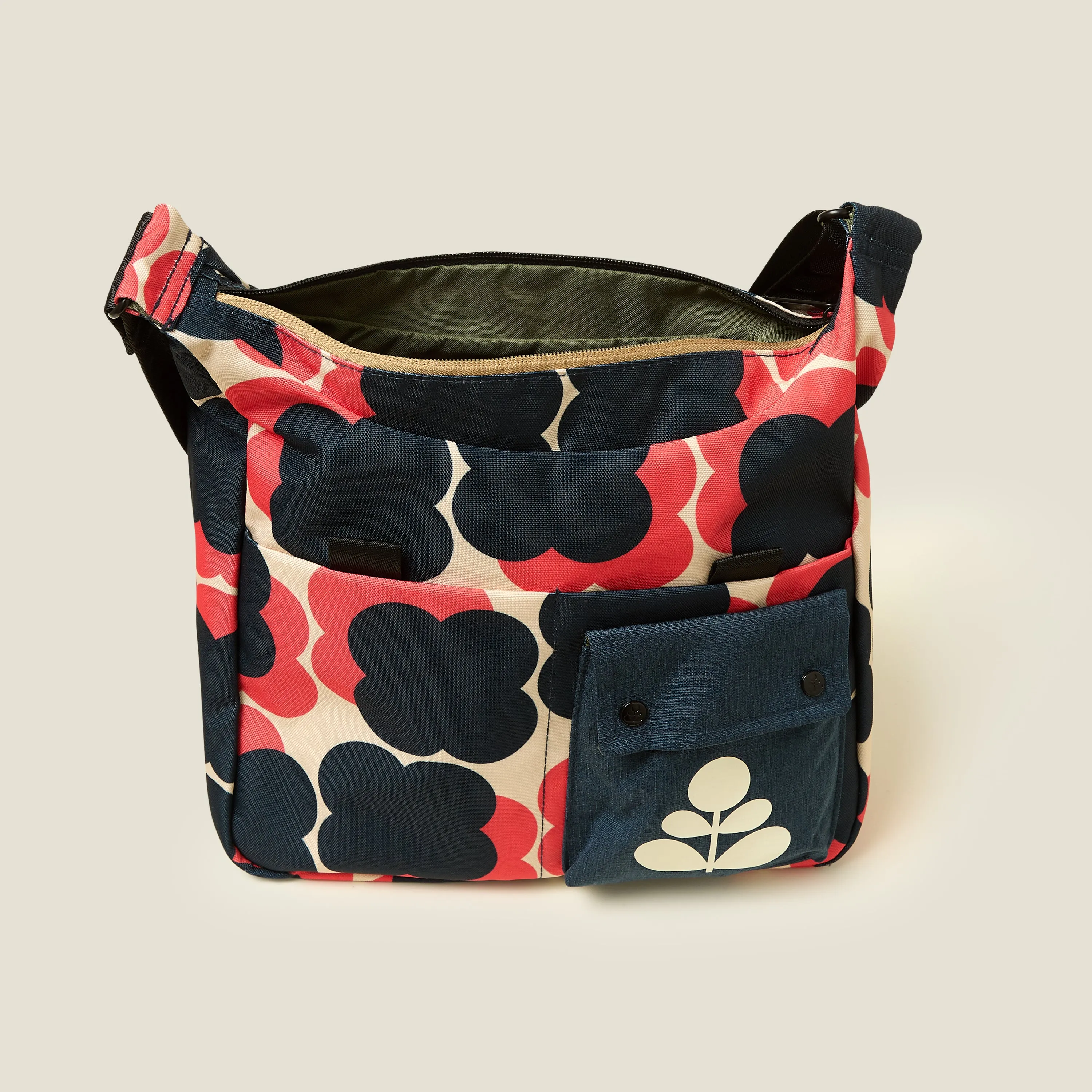 Area Hobo - Floating Flower Navy Red