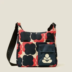 Area Hobo - Floating Flower Navy Red