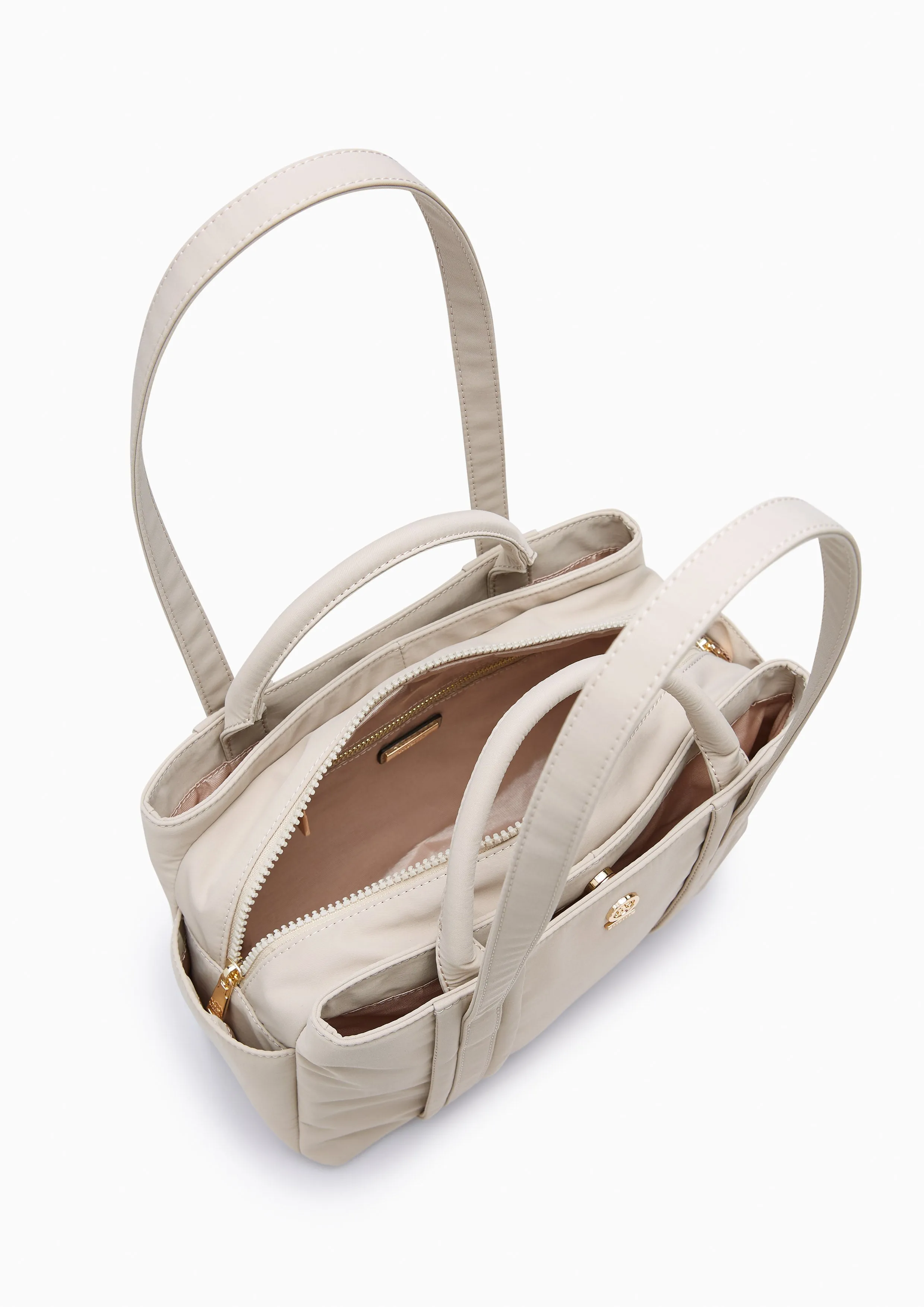 Bimmy Medium Handbag Beige