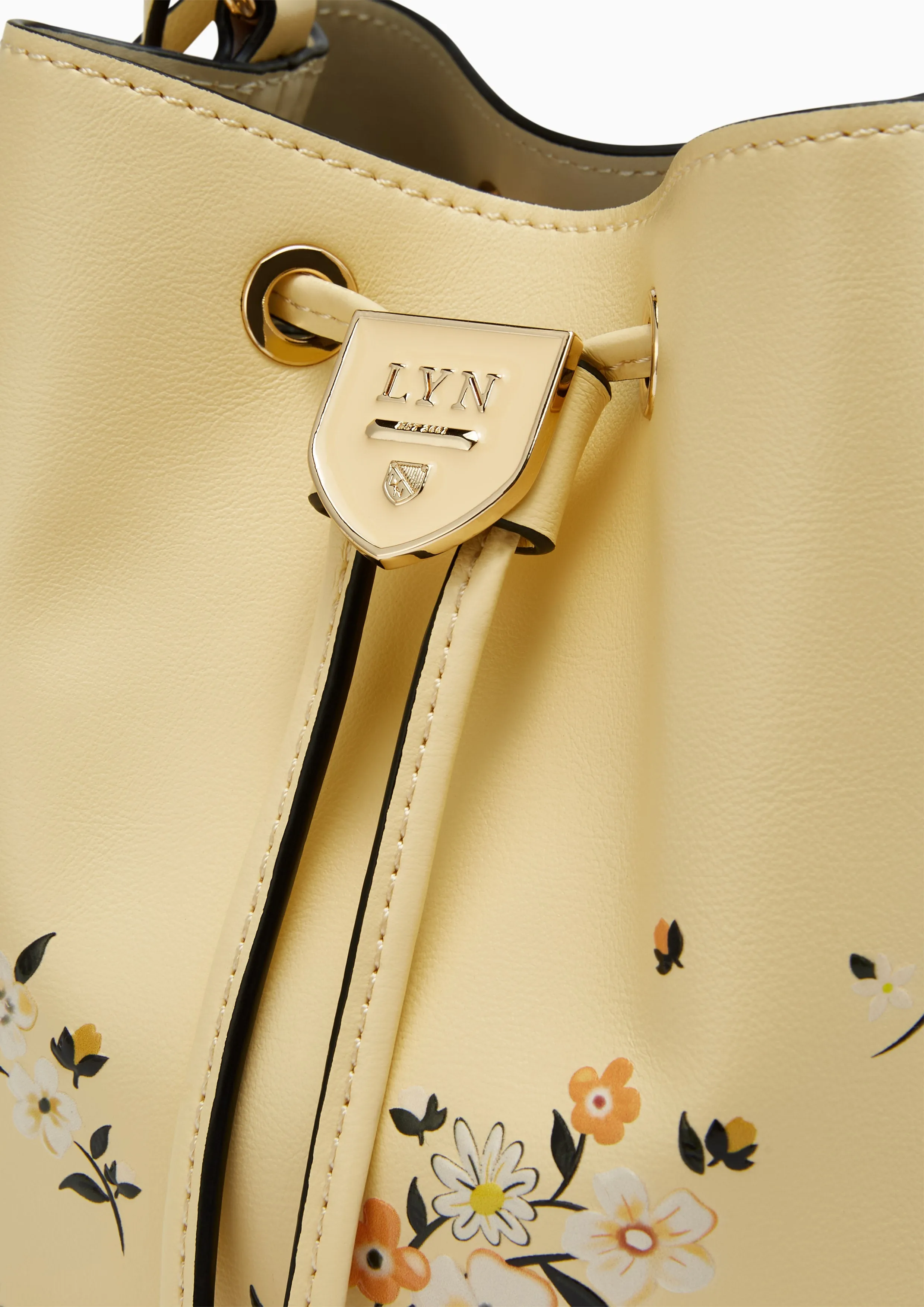 Botanic Carina S Bucket Bag Light Yellow