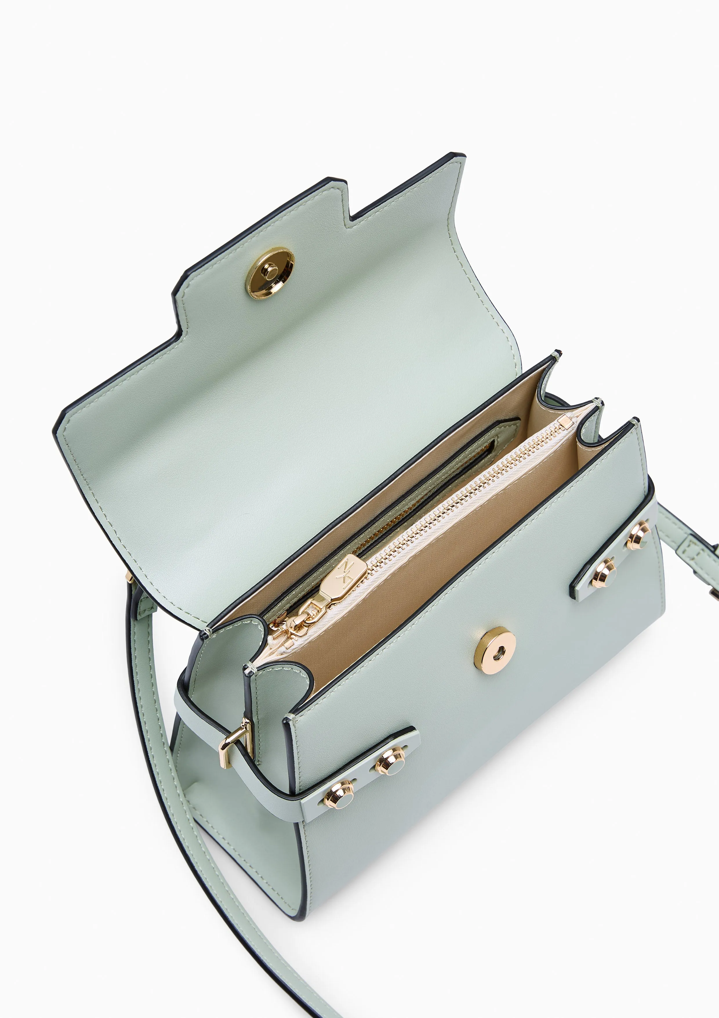 Botanic Fineness S Top Handle Bag Green