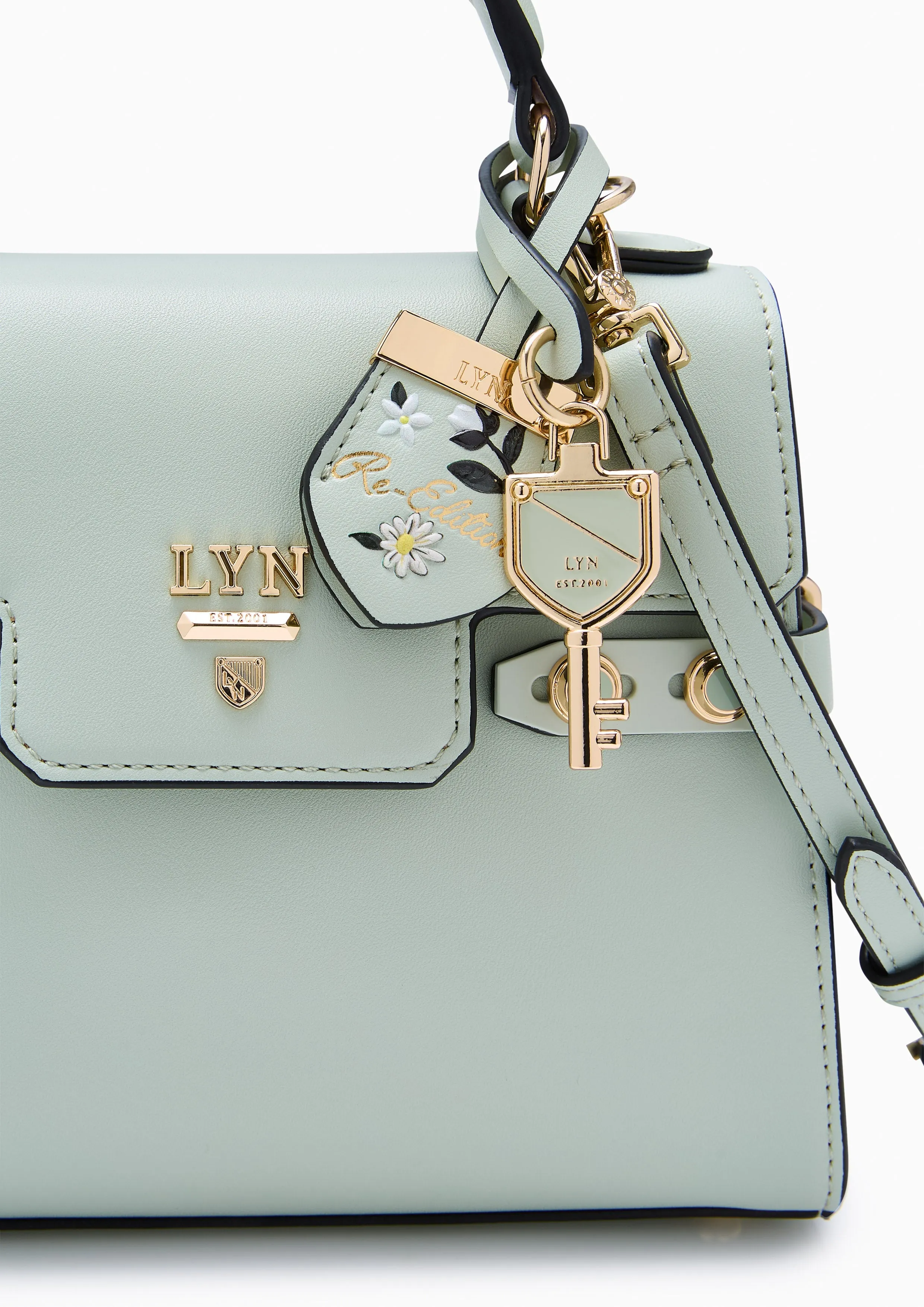 Botanic Fineness S Top Handle Bag Green
