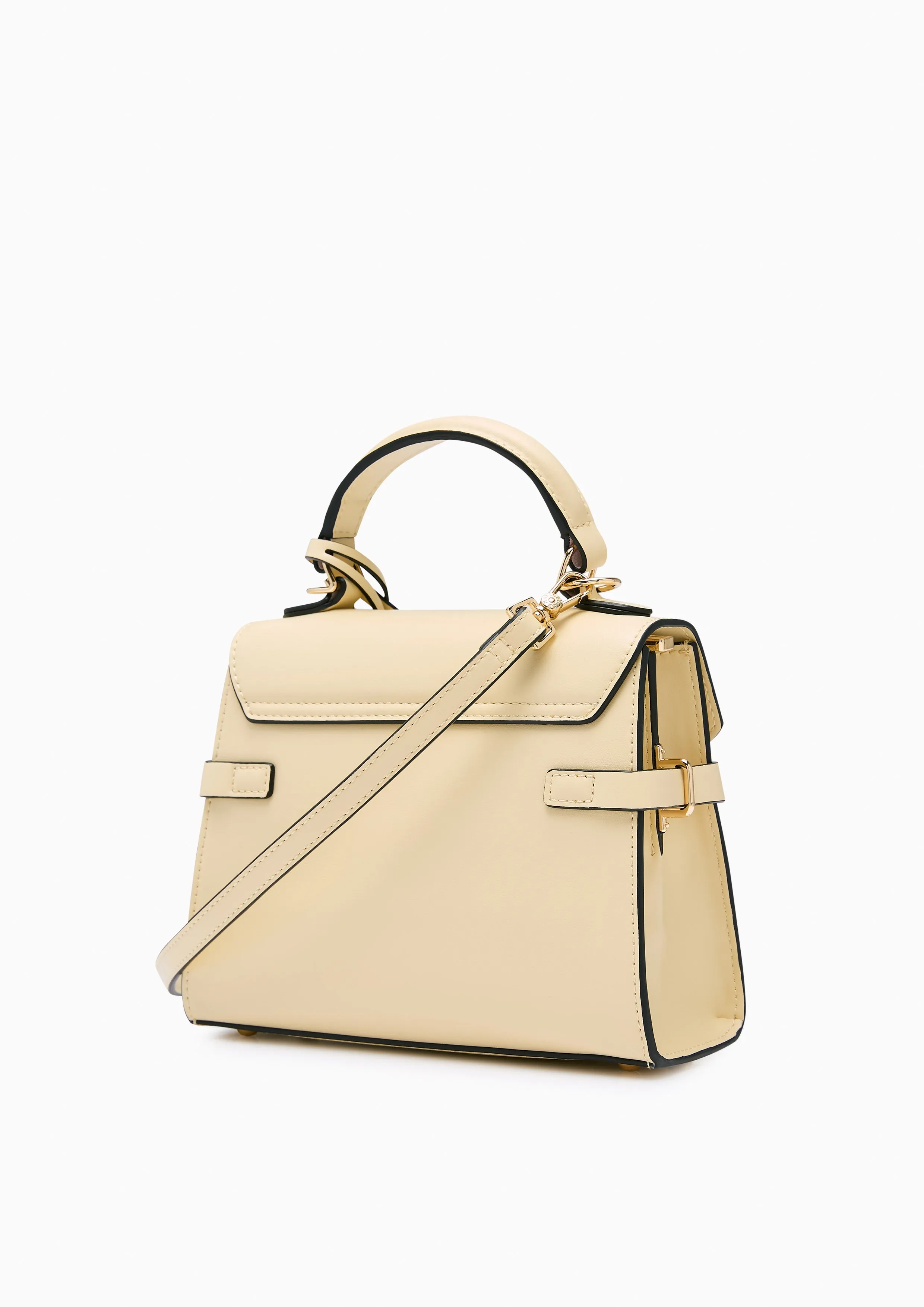 Botanic Fineness S Top Handle Bag Light Yellow