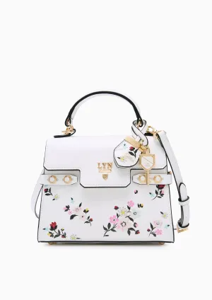 Botanic Fineness S Top Handle Bag Printed Ivory