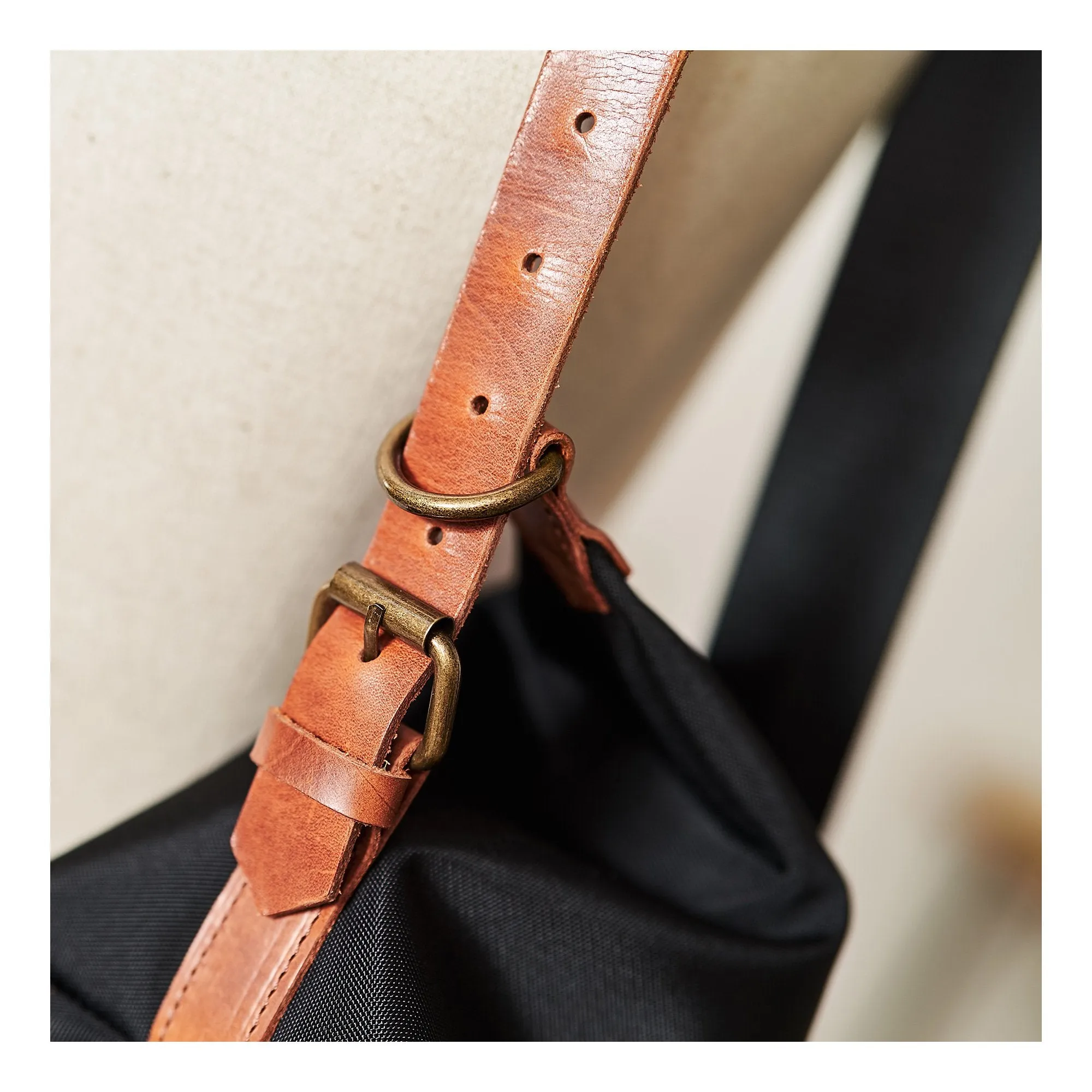 Canvas Leather Mens Fanny Pack Canvas Waist Bag Small Canvas Chest Bag for Men