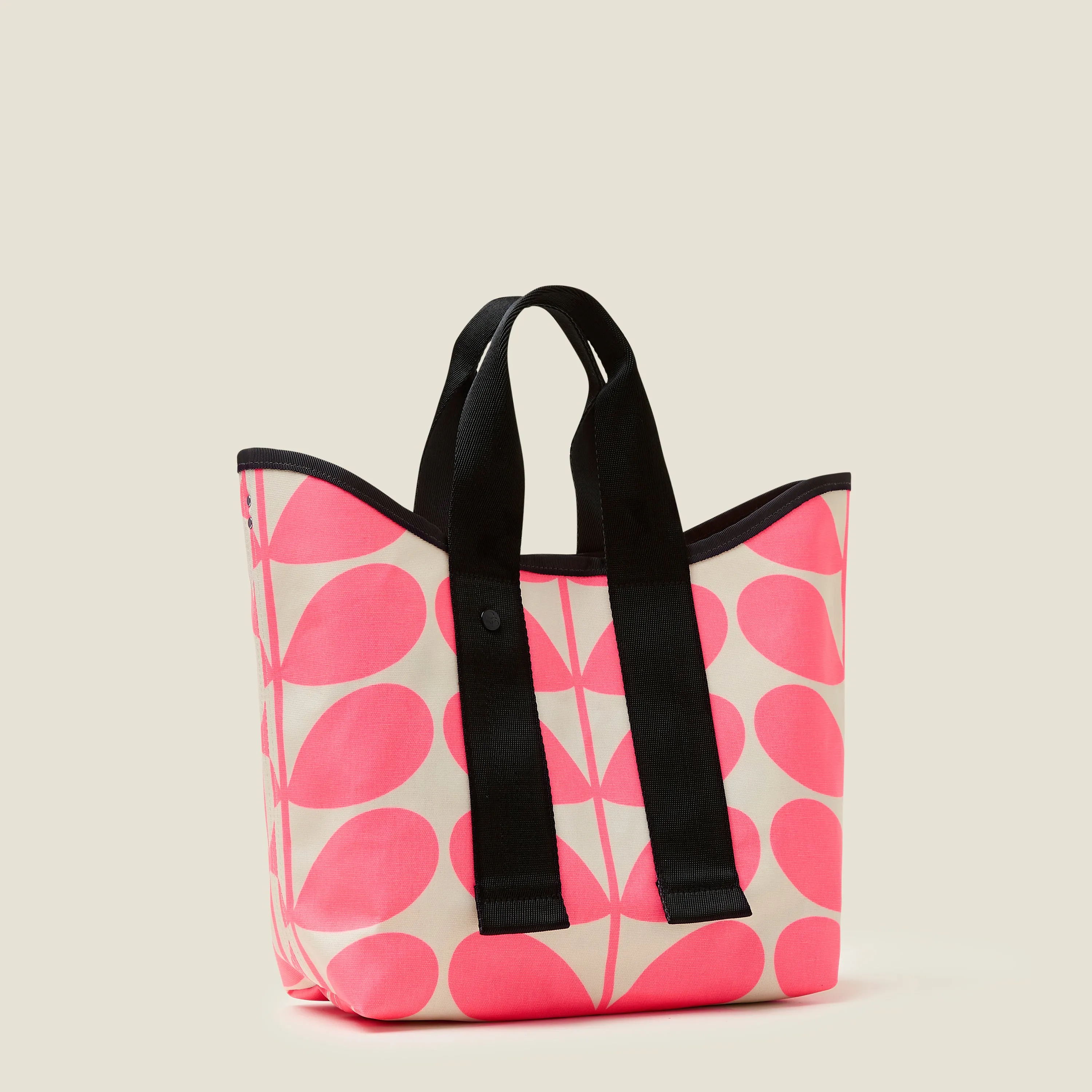 Carrysmall Basic Tote - Solid Stem Neon Pink