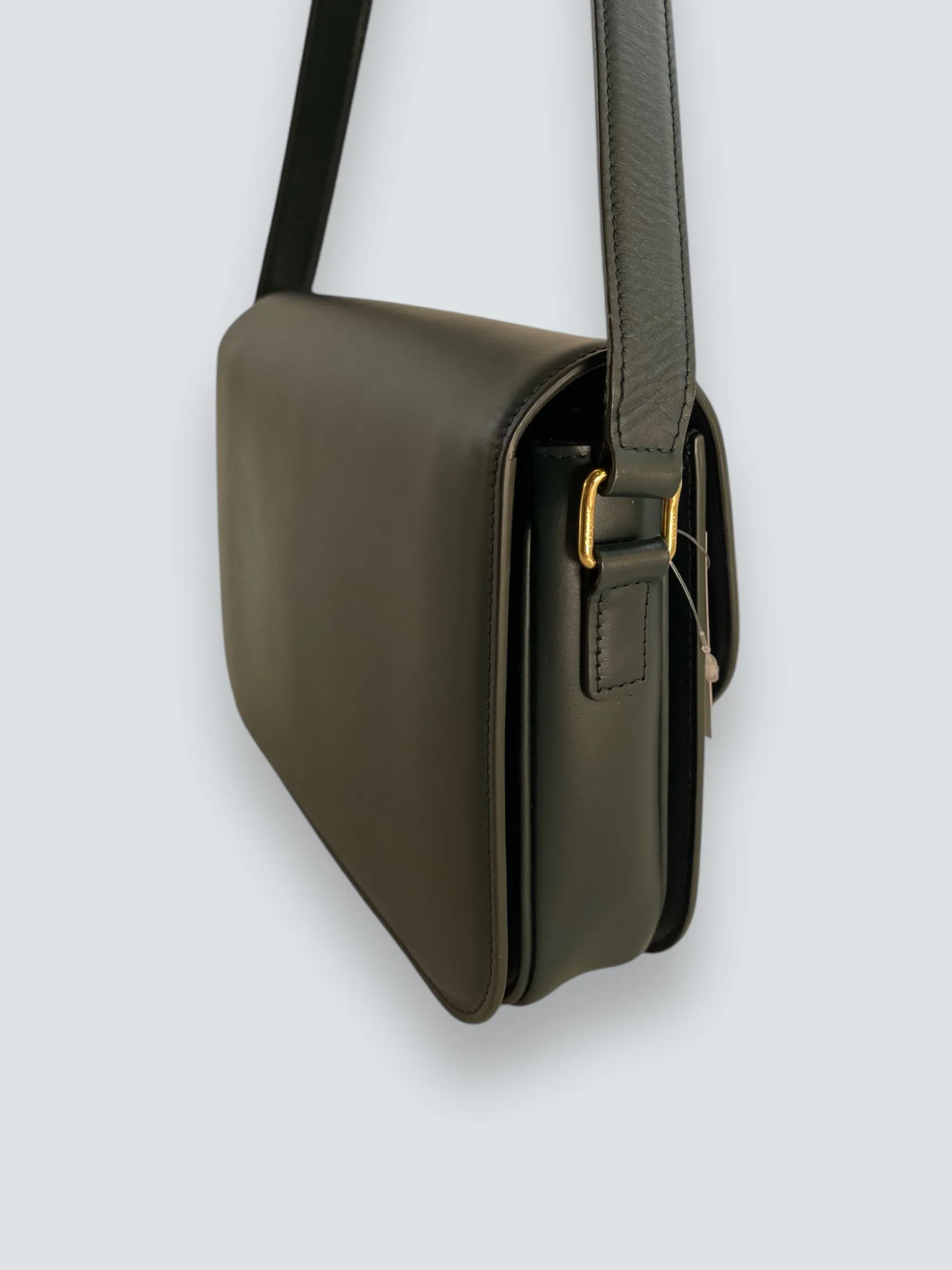 Celine Green Calf Leather Medium ??Triomphe?? Crossbody