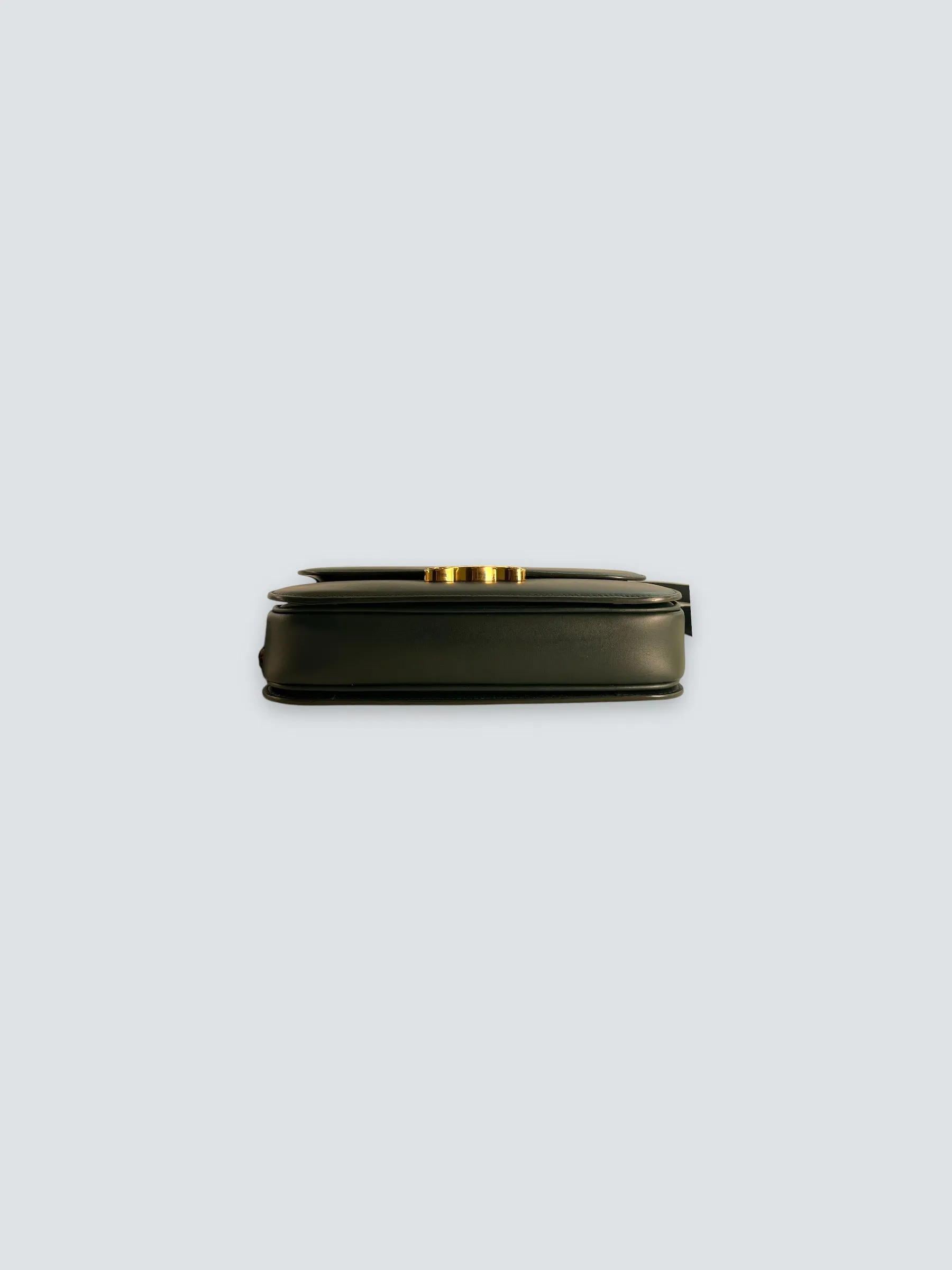Celine Green Calf Leather Medium ??Triomphe?? Crossbody