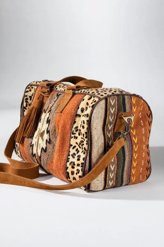Cheetah Print Duffel Bag
