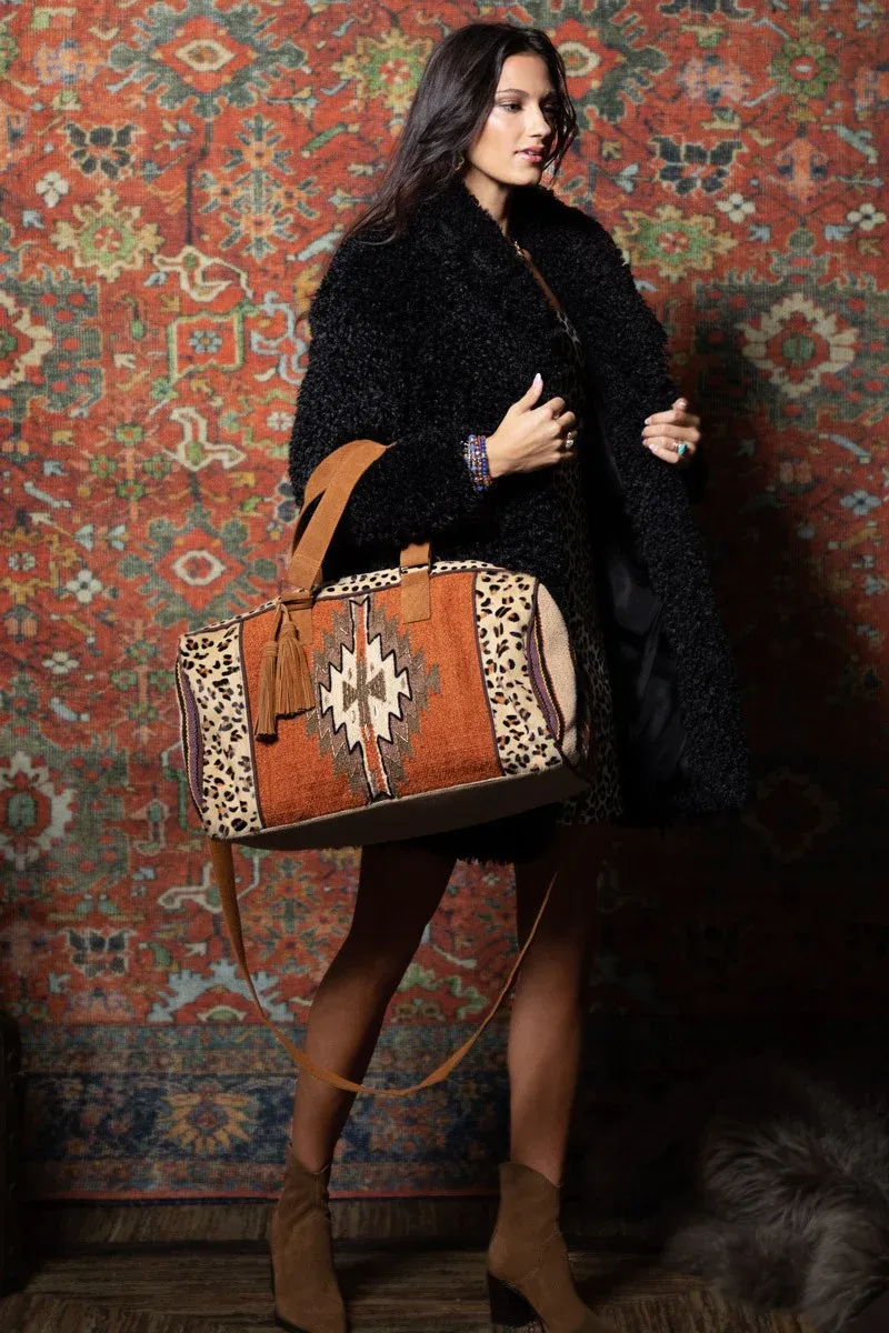 Cheetah Print Duffel Bag