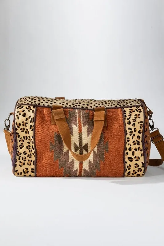 Cheetah Print Duffel Bag