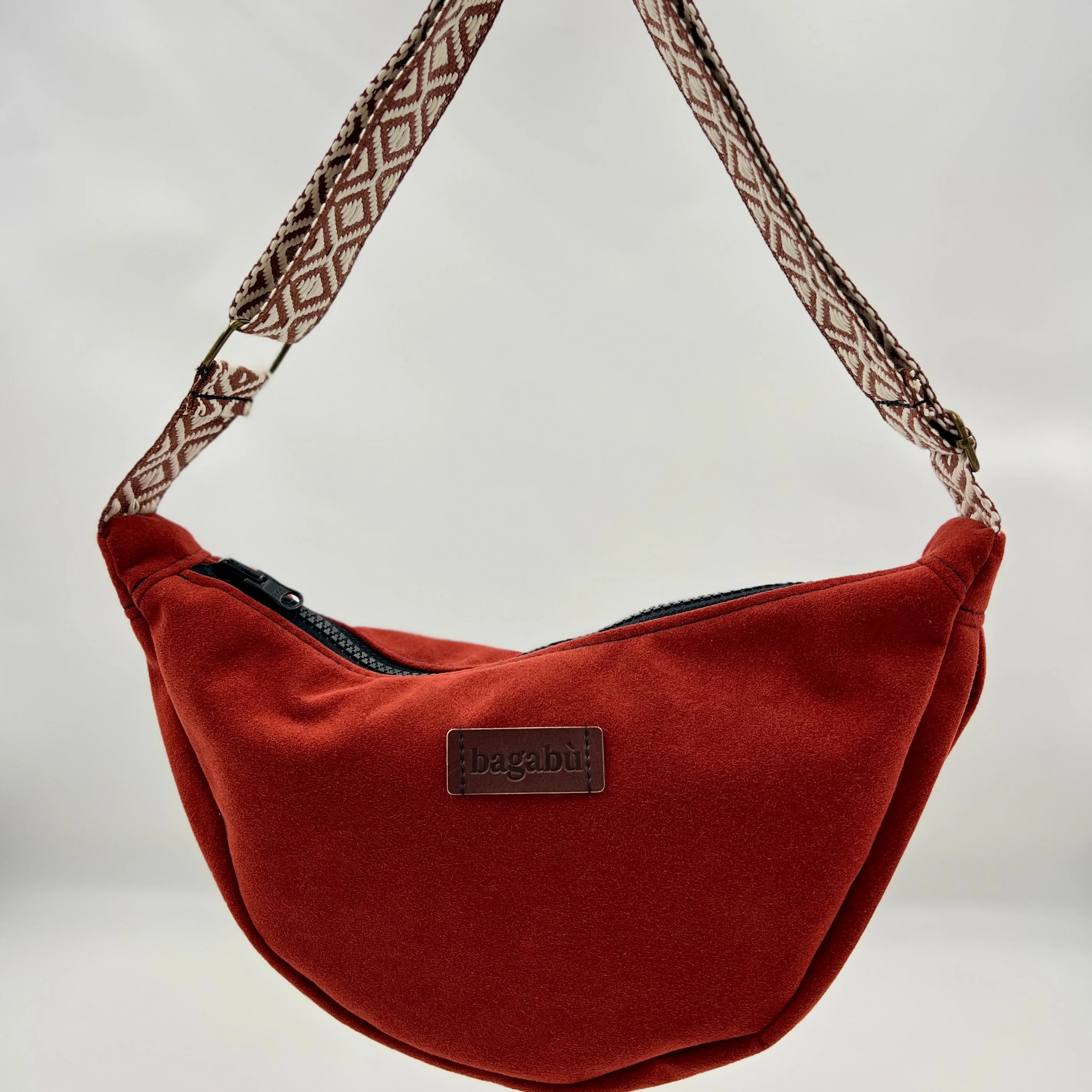 Cherry Red Banana Bag