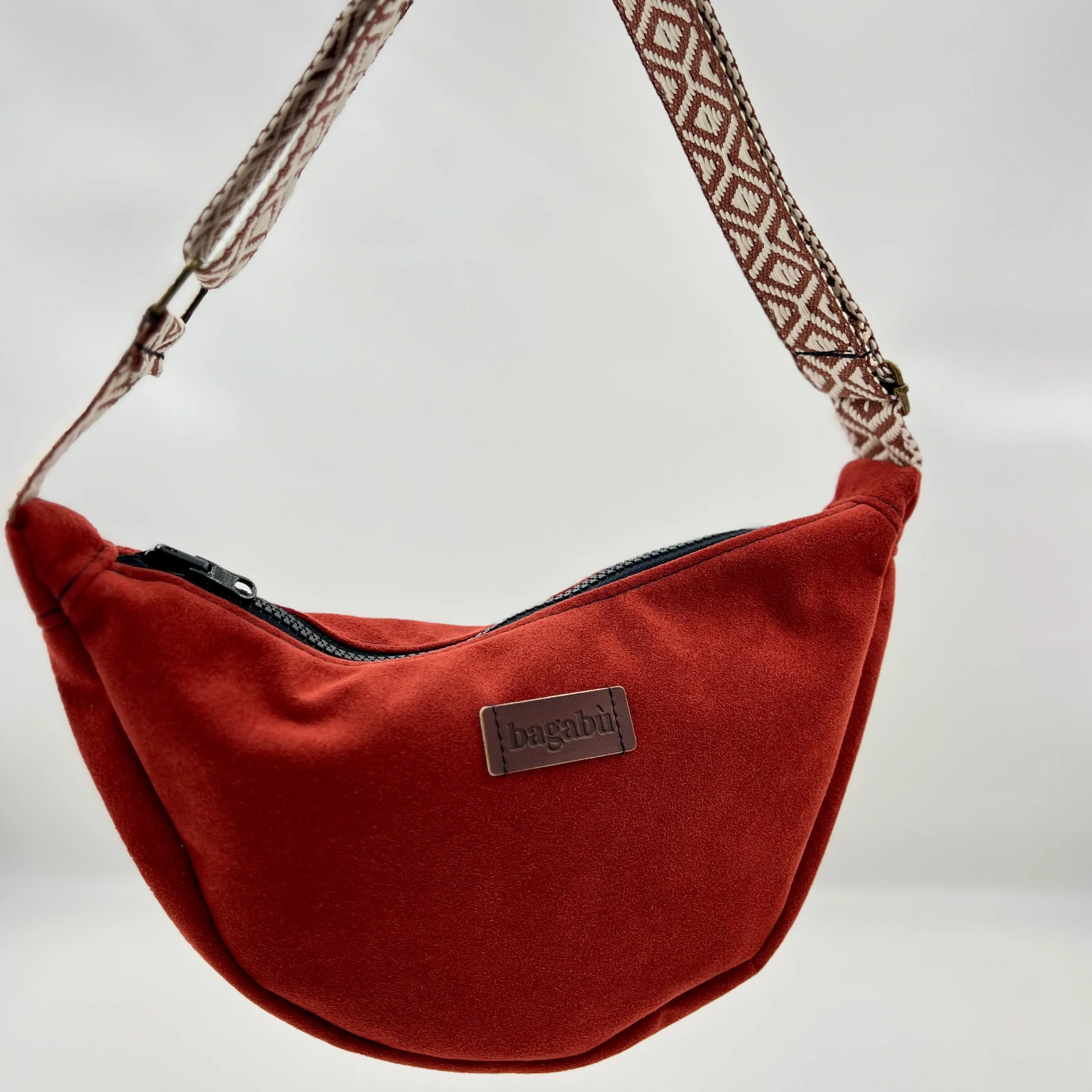 Cherry Red Banana Bag