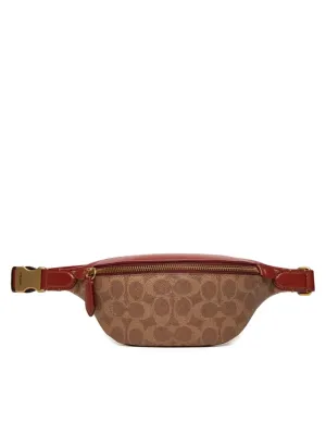C.O.A.C.H Essential Belt Bag In Signature Canvas Bag