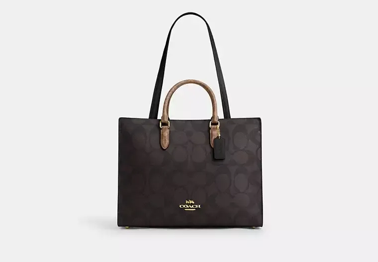 C.O.A.C.H Maggie Tote Bag In Blocked Signature
