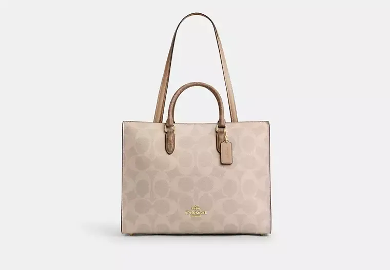 C.O.A.C.H Maggie Tote Bag In Blocked Signature