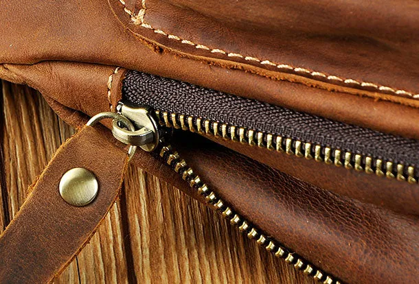 COOL LEATHER MENS SLING BAG SLING shoulder backpack CHEST BAG FOR MEN