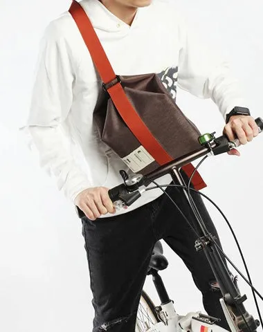 Cool Nylon Cloth Casual Men's Sling Bag Chest Bag One Shoulder Backpack For Men