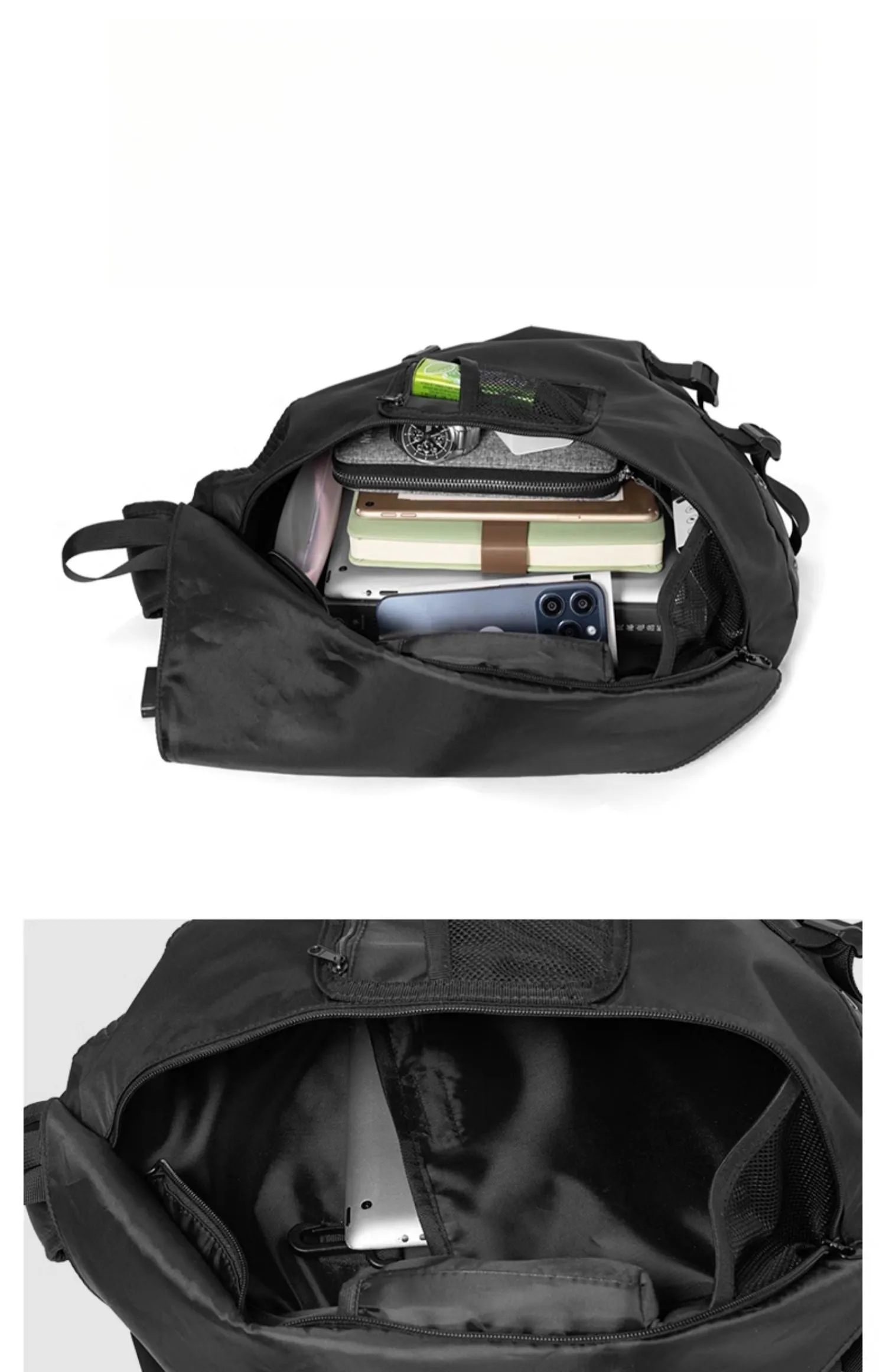 Cool Travel Large Sling Bag For Big Men Nylon Large Hiking Sling Bag For Big Men