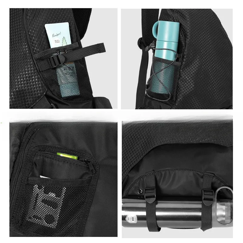 Cool Travel Large Sling Bag For Big Men Nylon Large Hiking Sling Bag For Big Men