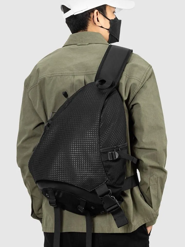 Cool Travel Large Sling Bag For Big Men Nylon Large Hiking Sling Bag For Big Men