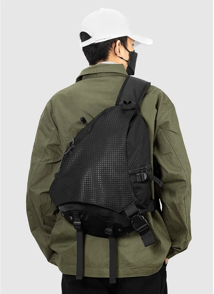Cool Travel Large Sling Bag For Big Men Nylon Large Hiking Sling Bag For Big Men