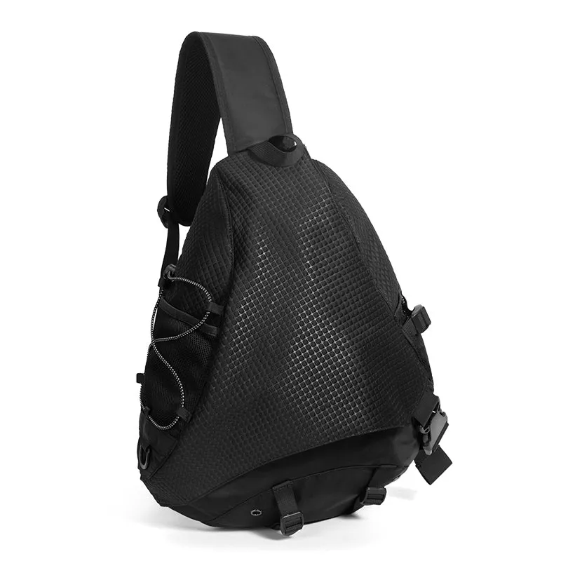 Cool Travel Large Sling Bag For Big Men Nylon Large Hiking Sling Bag For Big Men