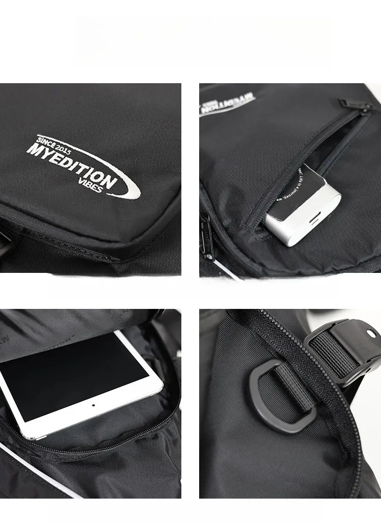 Cool Travel Large Sling Bag For Big Men Polyester Sports Large Hiking Sling Bag For Women