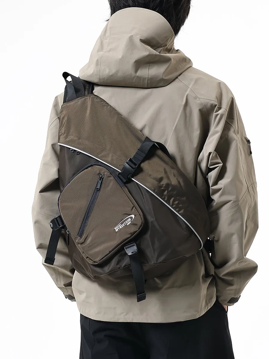 Cool Travel Large Sling Bag For Big Men Polyester Sports Large Hiking Sling Bag For Women