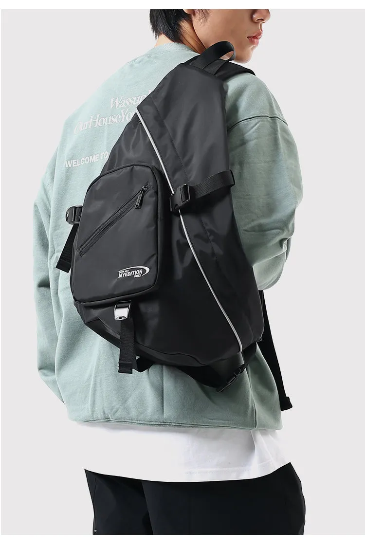 Cool Travel Large Sling Bag For Big Men Polyester Sports Large Hiking Sling Bag For Women