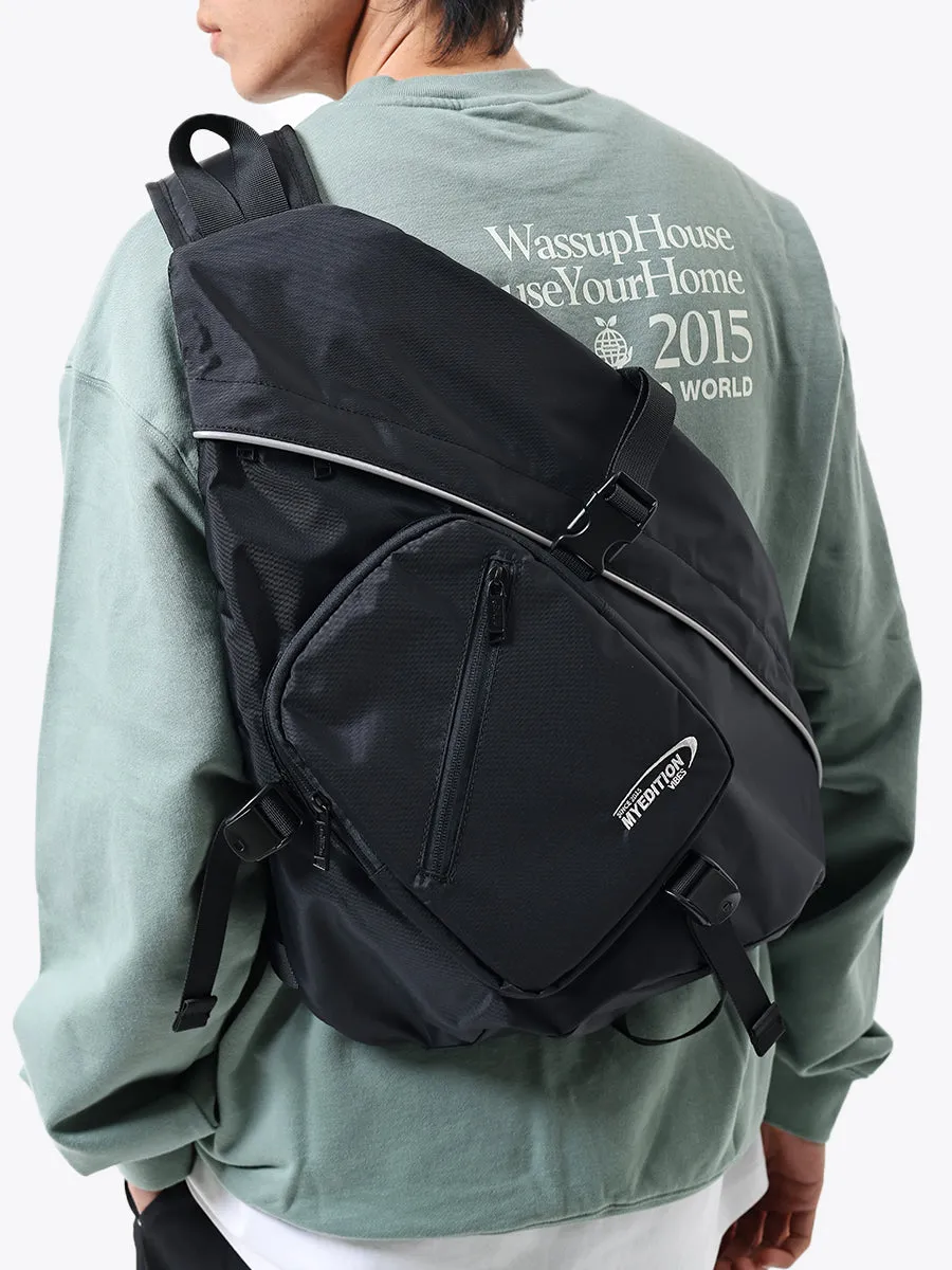 Cool Travel Large Sling Bag For Big Men Polyester Sports Large Hiking Sling Bag For Women