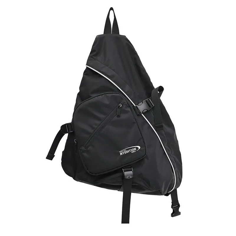 Cool Travel Large Sling Bag For Big Men Polyester Sports Large Hiking Sling Bag For Women