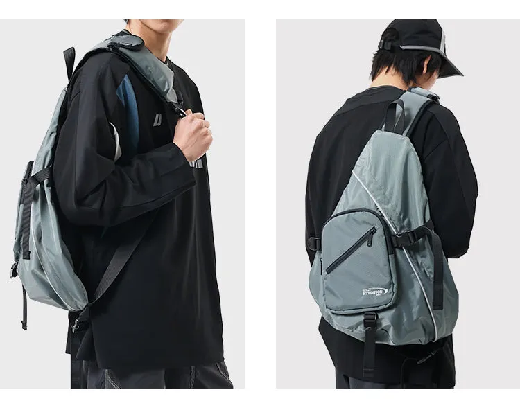 Cool Travel Large Sling Bag For Big Men Polyester Sports Large Hiking Sling Bag For Women