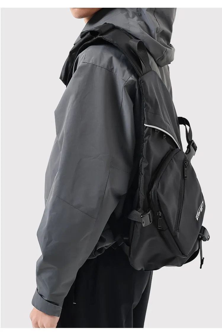 Cool Travel Large Sling Bag For Big Men Polyester Sports Large Hiking Sling Bag For Women