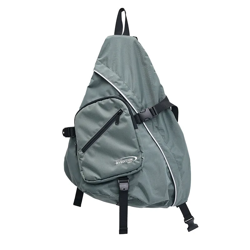 Cool Travel Large Sling Bag For Big Men Polyester Sports Large Hiking Sling Bag For Women