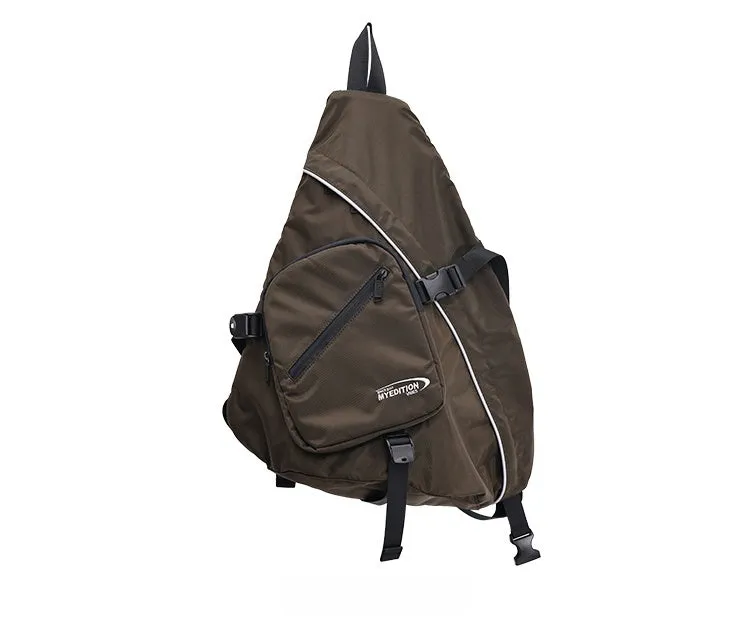 Cool Travel Large Sling Bag For Big Men Polyester Sports Large Hiking Sling Bag For Women