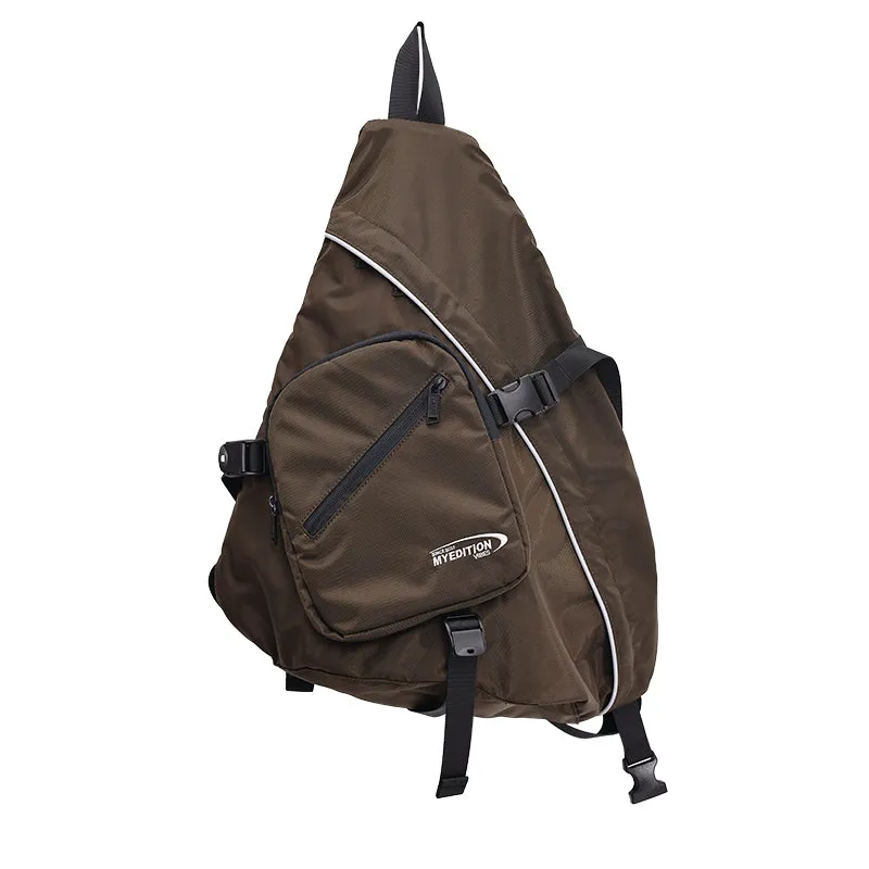 Cool Travel Large Sling Bag For Big Men Polyester Sports Large Hiking Sling Bag For Women