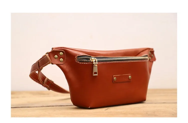 Cute Brown LEATHER Sling Bag Womens Side Bag WOMEN SHOULDER BAG Small Crossbody Purse FOR WOMEN