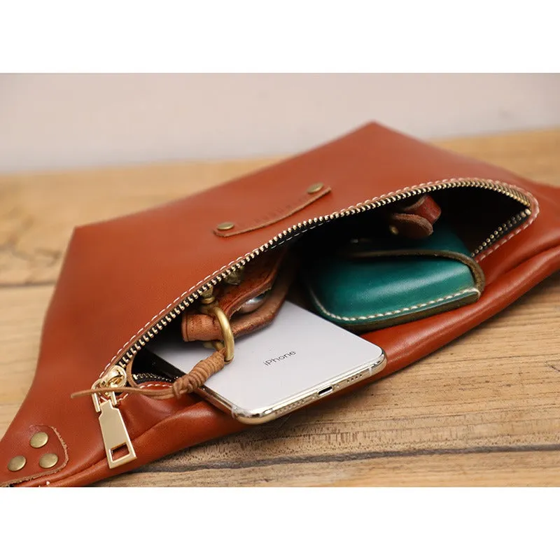 Cute Brown LEATHER Sling Bag Womens Side Bag WOMEN SHOULDER BAG Small Crossbody Purse FOR WOMEN