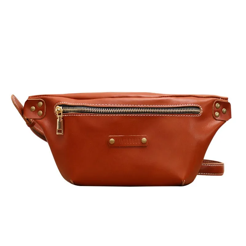 Cute Brown LEATHER Sling Bag Womens Side Bag WOMEN SHOULDER BAG Small Crossbody Purse FOR WOMEN