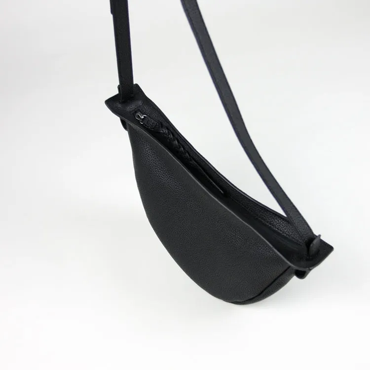 Cute Green Leather Womens Sling Bag Shoulder Bag Crossbody Saddle Bag for Women