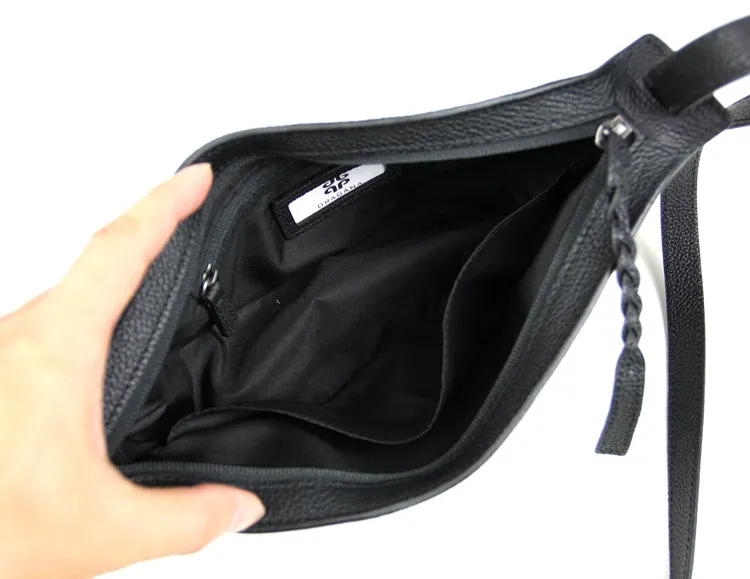 Cute Green Leather Womens Sling Bag Shoulder Bag Crossbody Saddle Bag for Women