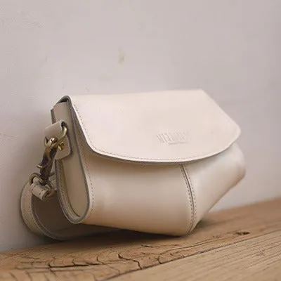 Cute LEATHER Side Bags Sling Bag Brown WOMEN Saddle SHOULDER BAG Small Crossbody Purses FOR WOMEN