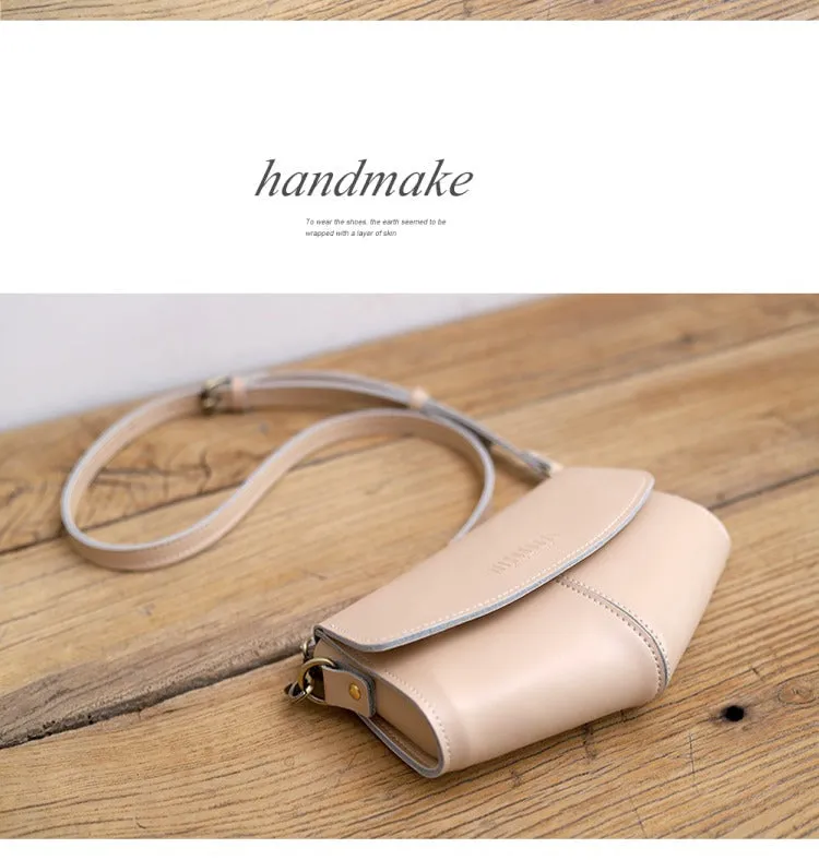 Cute LEATHER Sling Bag Side Bags White WOMEN Saddle SHOULDER BAG Small Crossbody Purses FOR WOMEN