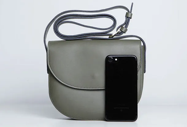 Cute Leather Women Round Crossbody Bag Shoulder Bag Purse for Women