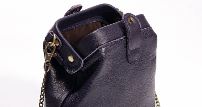 Cute LEATHER WOMEN Small Doctor Purse Chain SHOULDER BAG Purse FOR WOMEN