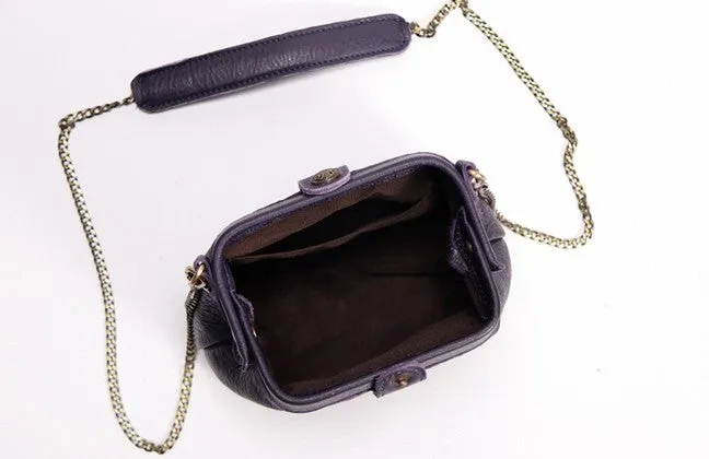 Cute LEATHER WOMEN Small Doctor Purse Chain SHOULDER BAG Purse FOR WOMEN